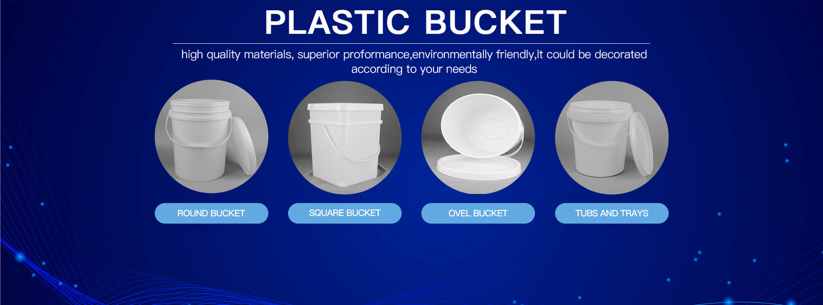 China best Round Plastic Bucket on sales