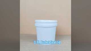 0.8L Plastic Bucket Durable Storage Seal Lid