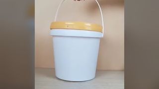 18L Durable Plastic Paint Bucket With Lid