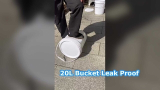 20L Plastic Bucket Leak Test Food Grade PP HDPE