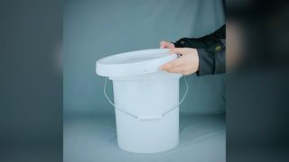 Durable 20L Plastic Storage Bucket