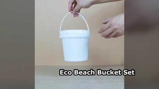 2L Eco Plastic Bucket Beach Toy Set