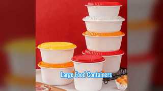 Large Round Food Containers Wholesale