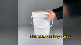 15L Paint Bucket With Lid Handle Durable & Customizable