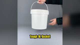 Durable 9L Plastic Bucket Home Use