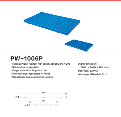 Versatile Stacked Plastic Pallet For Various Packaging Needs