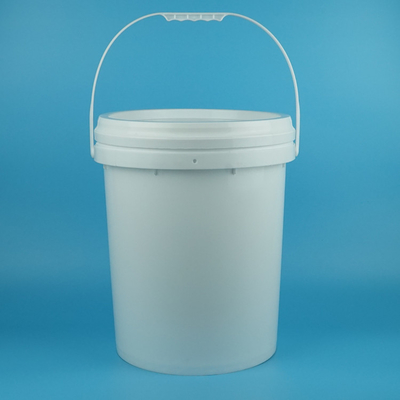19kg Round Plastic Drum With Handle And Lid For Paint