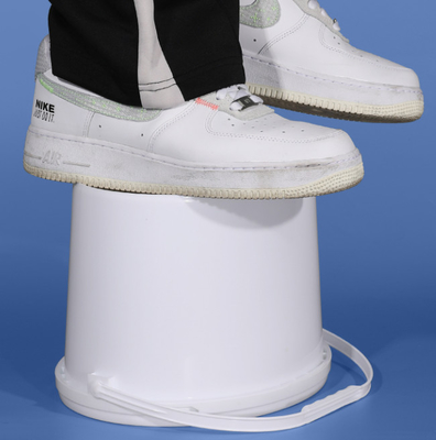 Customizable Oval Plastic Bucket - Durable Perfect