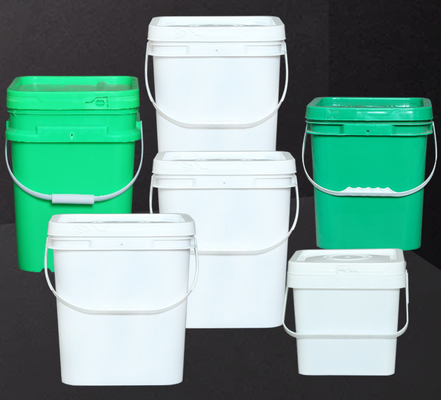 1.2 Kg Square Plastic Bucket Impact Resistant with Handle Included