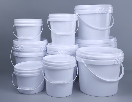 Seal Lid ISO 9001 Certified Round Plastic Bucket With Depand On Capacity