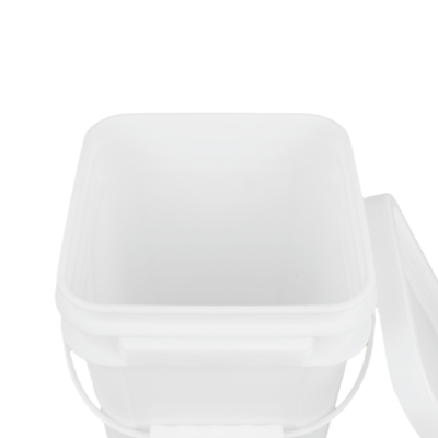 Food Grade Square Plastic Vessel White or Other for Practical Storage Solutions