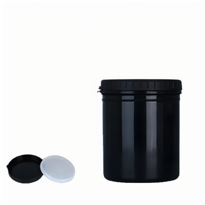 Eco-Friendly Plastic Jar with Flip Cap and Bottom in One Piece Recyclable