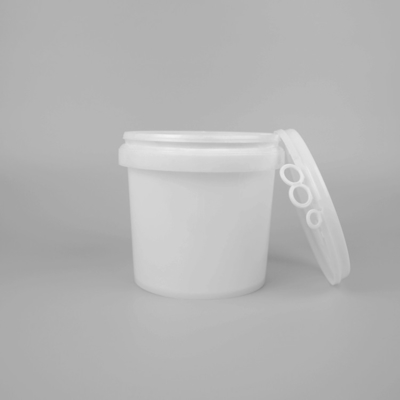 IML Printed Small Clear Plastic Buckets 1 Liter Heat Transferprinting