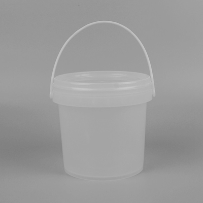 SGS Approval Transparent Plastic Bucket Small Size 2 Litres Screen Printing