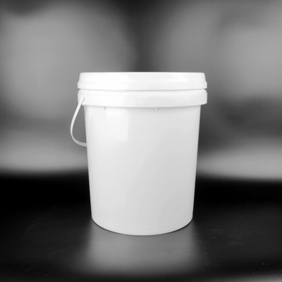 Fertilizers Coatings Round Plastic Bucket 17kg With Lid And Handle