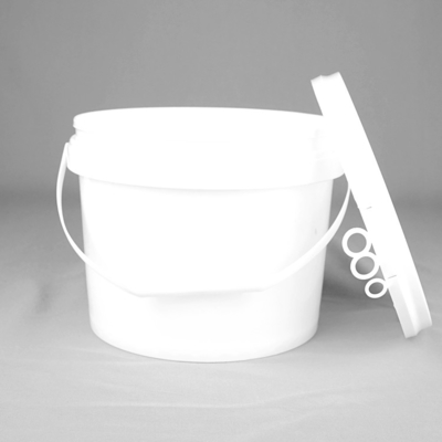 22cm Dia 5L Plastic Food Bucket Leak Proof Custom Printed