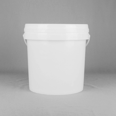 10L Food Grade Plastic Oil Bucket 3 Gallon Bucket With Spout White Round