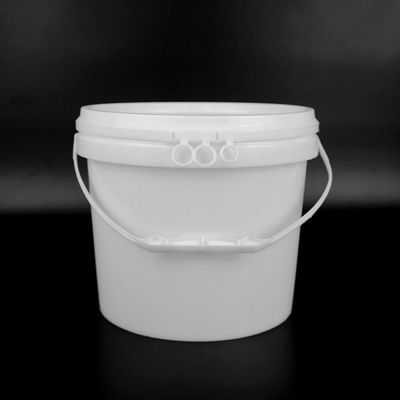 Screen Printing Round Plastic Bucket with 3L Capacity and Heat Transfer Printing