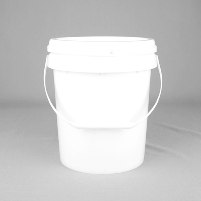 Rounded Molded Plastic Bucket 0.8-1.5mm Thickness As Required Color