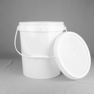 Round BPA Free Food Safe 4 Gallon Plastic Bucket  With Plastic Handle