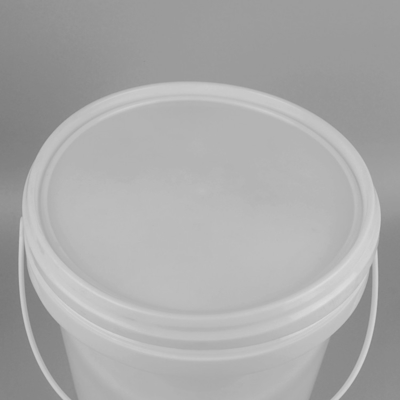 Customized Transparent Plastic Bucket With Lid Round 8L 10L