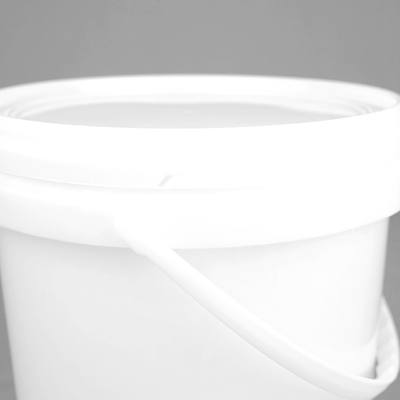 Customized Plastic Paint Bucket 5L/Litre PP Pail White Round Plastic Barrel