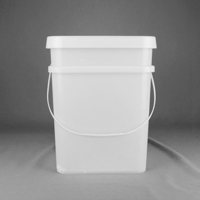 18L Polypropylene Heavy Duty Square Bucket With Handle And Cover