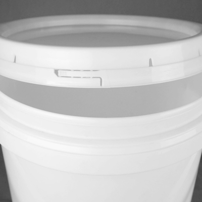 White Reusable 5 Gallon Plastic Buckets Empty 5 Gallon Buckets With Lids