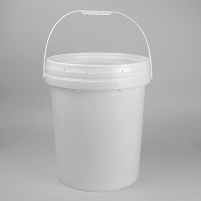 Transparent Small Plastic Round Custom Printed Bucket With Lid