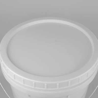 Food Grade PP Transparent Plastic Bucket 32cm DIA For Pet Food