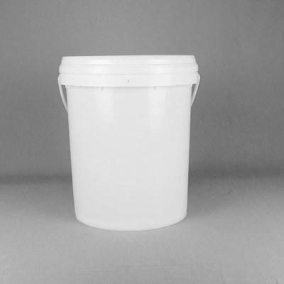 Paint 5 Gallon Round Plastic Bucket White Plastic Pail For Coating