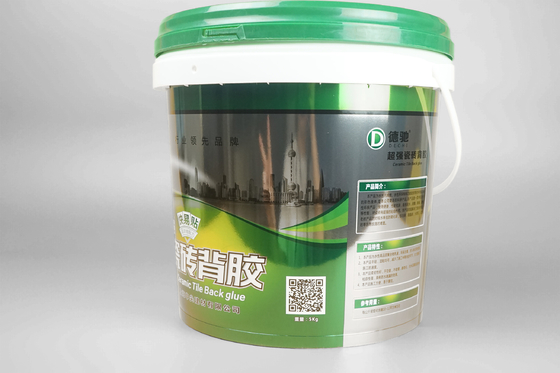 Clear PP Plastic Round Plastic Buckets With Lids