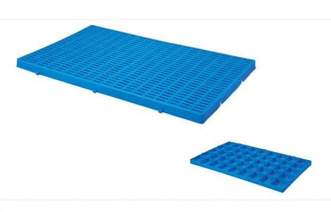 Matte Plastic Grid Tray Four Sided Fork Logistics Turnover Packaging