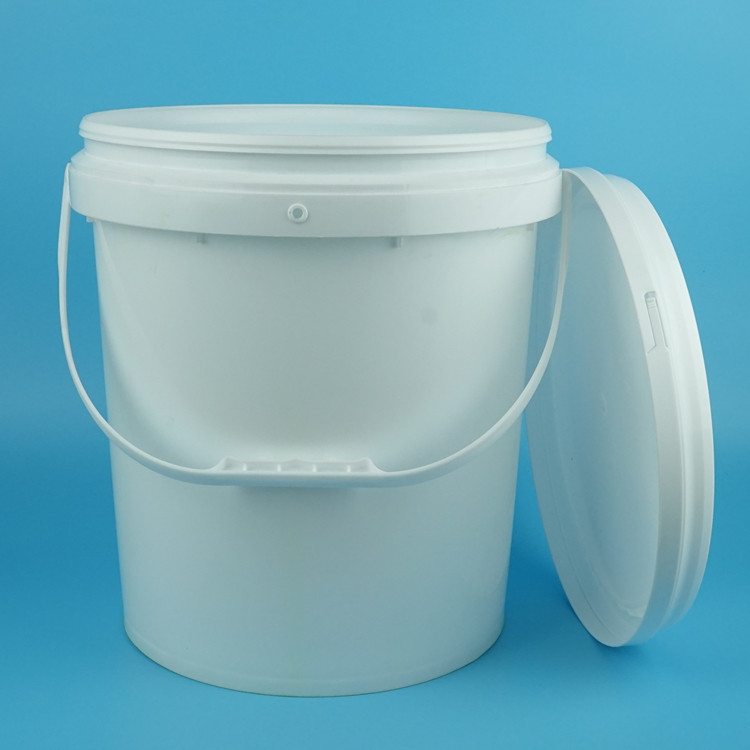 Butter Plastic Packaging Bucket 17 Liter With Lid And Handle Factory Outlet
