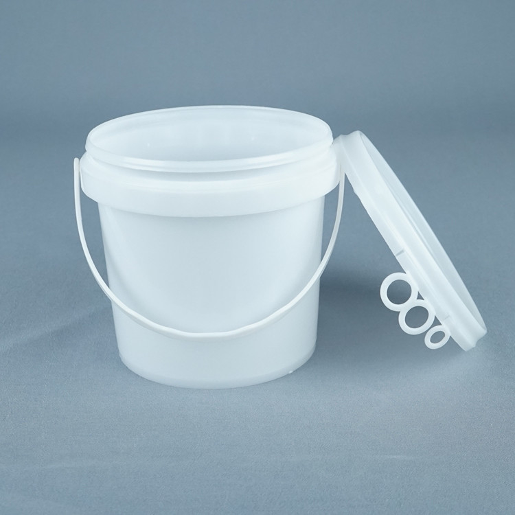 Durability Ensured Round Plastic Bucket Thickness 0.8-1.5mm 4L Capacity