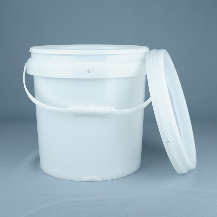 10L Round Plastic Packaging Container With Lid And Handle