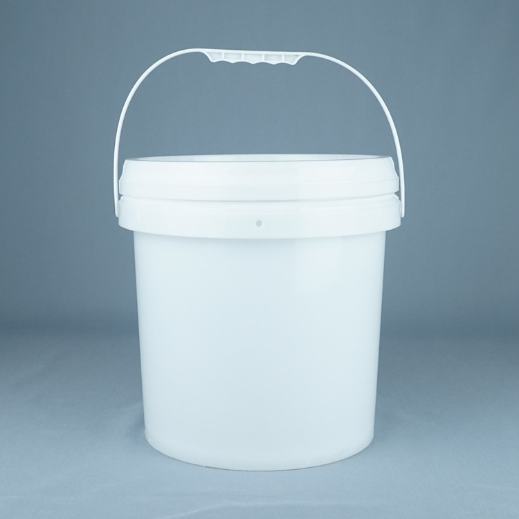 Smooth Surface Round Plastic Pail With Seal Lid Color As Required