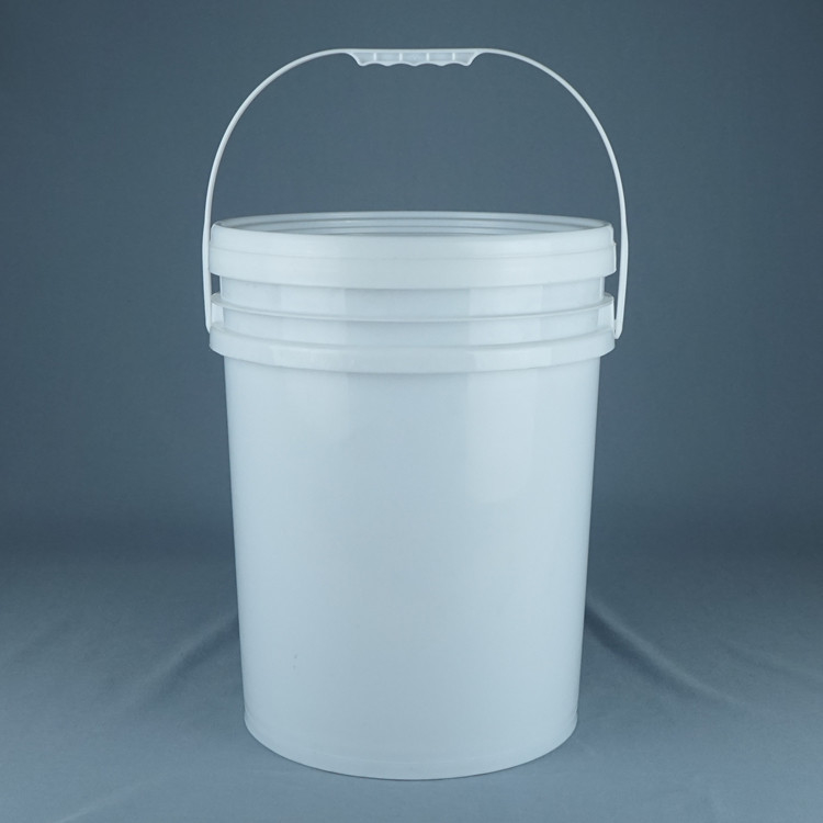 Chemical Bucket PP/HDPE White Lid Included For IML Thermal Transfer Screen Printing