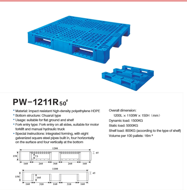 Non Slip Stackable Plastic Pallet Reliable And Durable Storage Solution