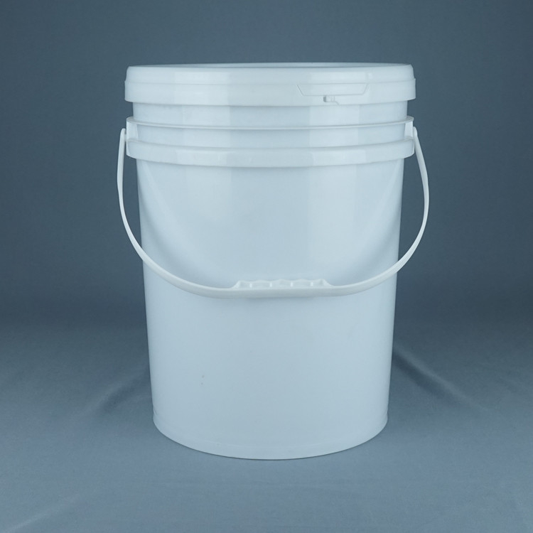 Long Lasting IML Printing Molded Round Plastic Bucket With Heat Transfer