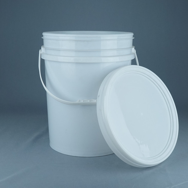 Custom Color 5 Gallon Plastic Buckets With Snap On Lid And Handle For Industrial Use