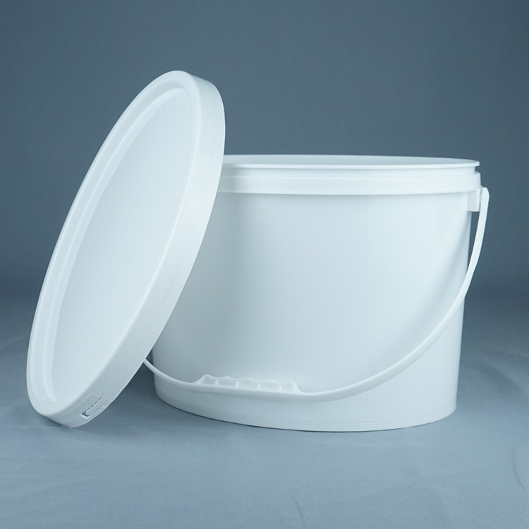Customizable Oval Plastic Bucket For Storage And Organization