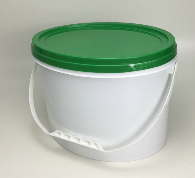 Food Grade Plastic Oval Bucket With IML Or Thermal Transfer Or Screen Printing