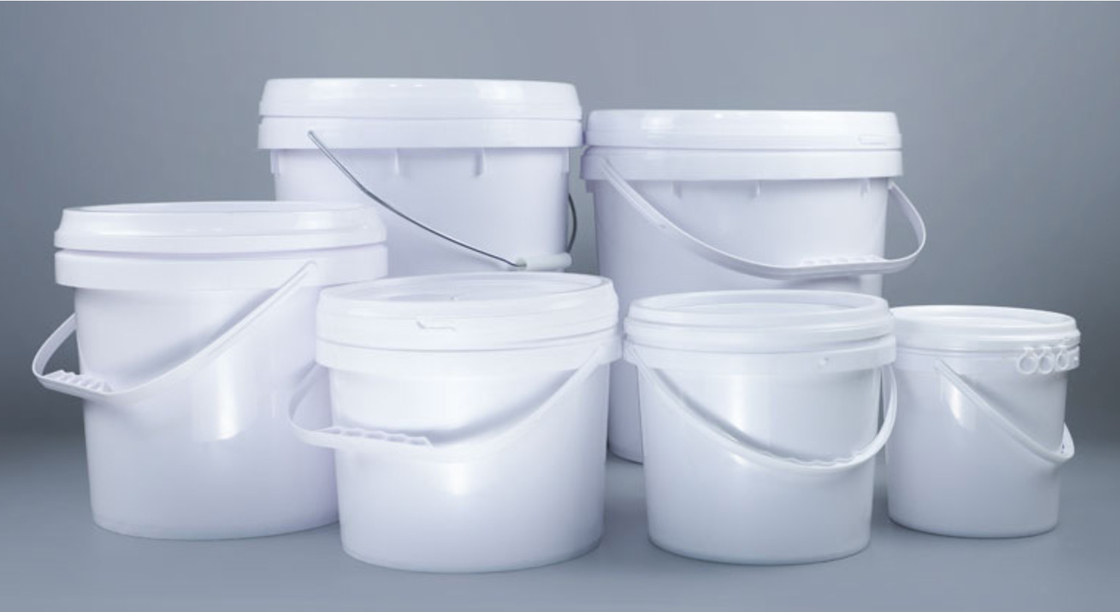 White Plastic Barrel Drums For Industrial High Capacity Storage Containers