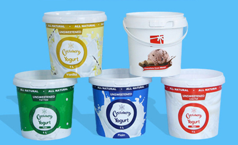 1000sets White Food Grade Tub - MOQ Other Colors Available