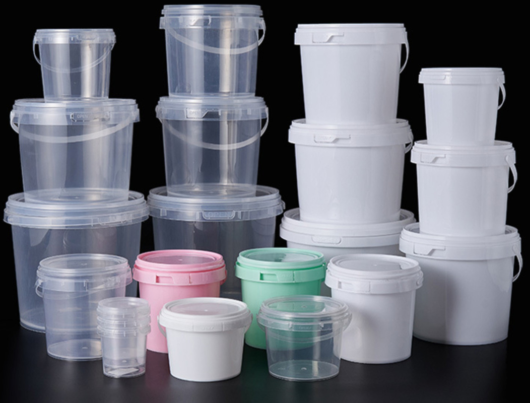 Food Storage Plastic Food Bucket with Certified CAS/FDA/SGS/ISO9001 Capacity 0.2L-20L