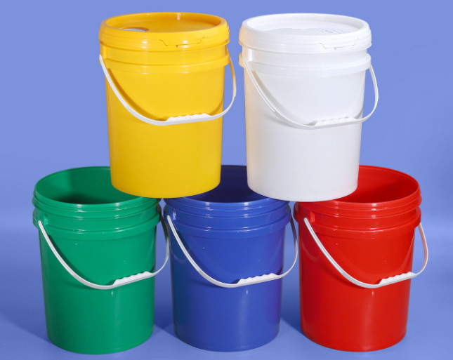 Custom Color Gasket 5 Gallon Plastic Buckets With 20Liter Capacity