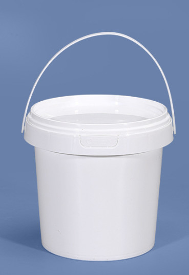 Screen Printing Plastic Food Bucket Lightweight With PP / HDPE Material