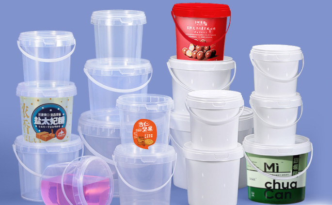 Lid Available Plastic Food Bucket for Food Storage with T/T Payment Method