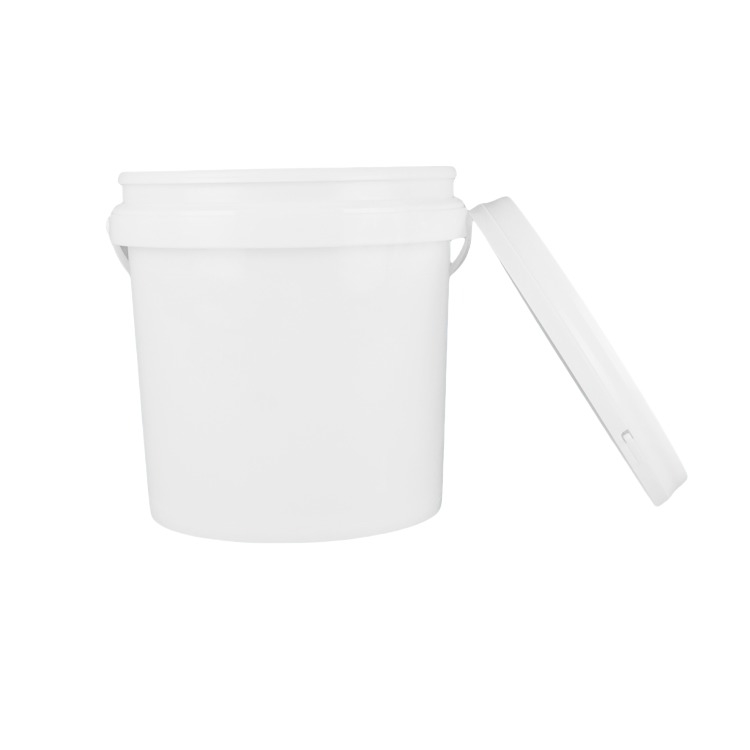 White Food Grade Pail BPA Free and Durable for Long-Term Food Storage Solution